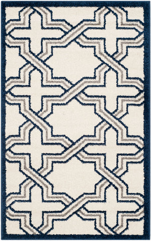 Safavieh Amherst 413 Power Loomed 67% Polypropylene 18% Fibrillated Polypropylene 8% Latex 7% Poly-cotton(warp) Rug AMT413M-24