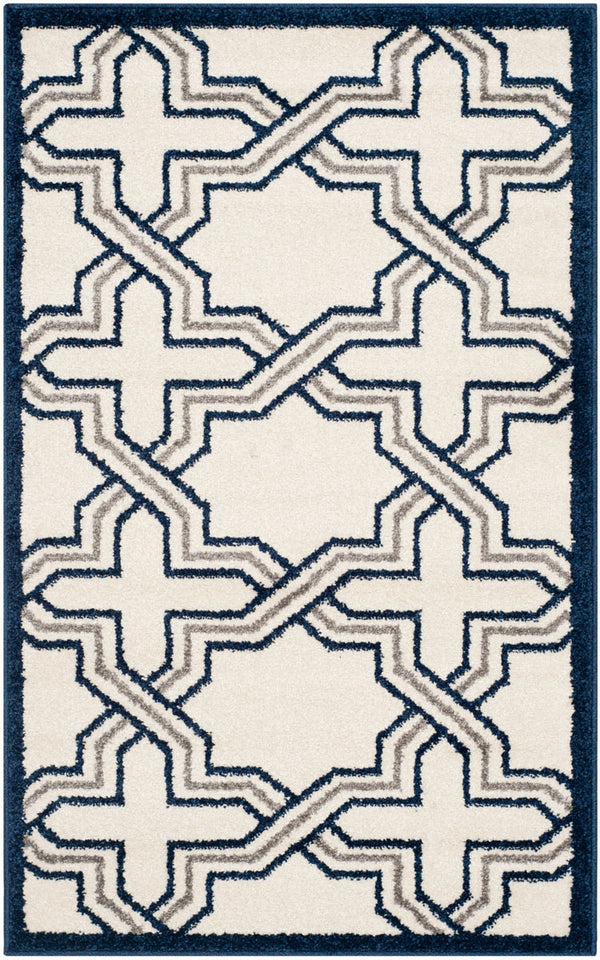 Safavieh Amherst 413 Power Loomed 67% Polypropylene 18% Fibrillated Polypropylene 8% Latex 7% Poly-cotton(warp) Rug AMT413M-24