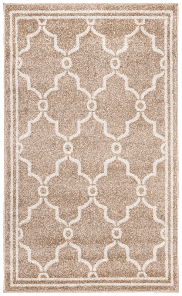 Safavieh Amhesrt 414 Power Loomed 67% Polypropylene 18% Fibrillated Polypropylene 8% Latex 7% Poly-cotton(warp) Rug AMT414S-3