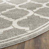 Safavieh Amherst 415 Power Loomed 67% Polypropylene 18% Fibrillated Polypropylene 8% Latex 7% Poly-cotton(warp) Rug AMT415R-3