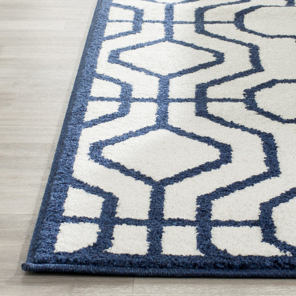 Safavieh Amherst 416 Power Loomed 67% Polypropylene 18% Fibrillated Polypropylene 8% Latex 7% Poly-cotton(warp) Rug AMT416M-9