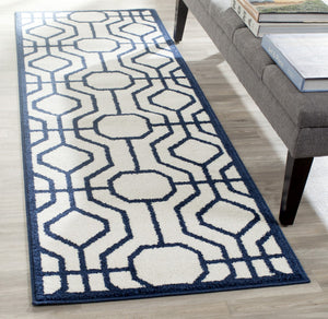 Safavieh Amherst 416 Power Loomed 67% Polypropylene 18% Fibrillated Polypropylene 8% Latex 7% Poly-cotton(warp) Rug AMT416M-9