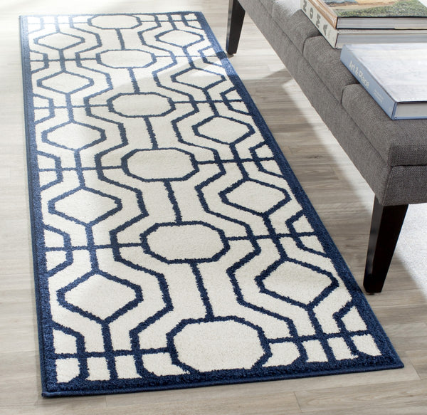 Safavieh Amherst 416 Power Loomed 67% Polypropylene 18% Fibrillated Polypropylene 8% Latex 7% Poly-cotton(warp) Rug AMT416M-9