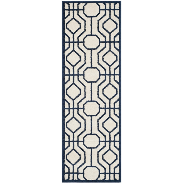 Safavieh Amherst 416 Power Loomed 67% Polypropylene 18% Fibrillated Polypropylene 8% Latex 7% Poly-cotton(warp) Rug AMT416M-9