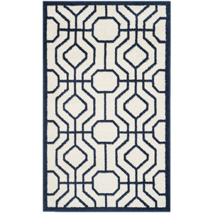 Safavieh Amherst 416 Power Loomed 67% Polypropylene 18% Fibrillated Polypropylene 8% Latex 7% Poly-cotton(warp) Rug AMT416M-9