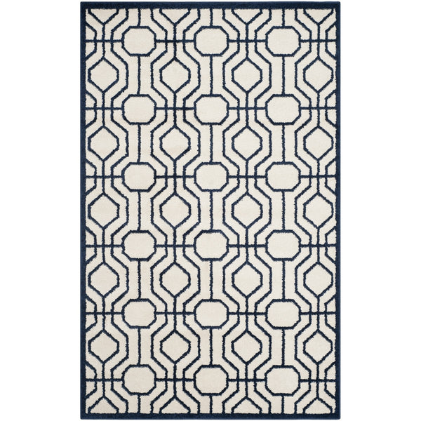 Safavieh Amherst 416 Power Loomed 67% Polypropylene 18% Fibrillated Polypropylene 8% Latex 7% Poly-cotton(warp) Rug AMT416M-9