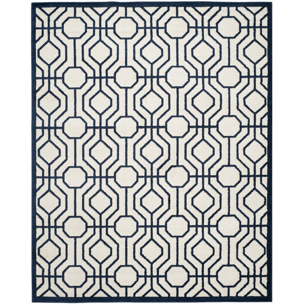 Safavieh Amherst 416 Power Loomed 67% Polypropylene 18% Fibrillated Polypropylene 8% Latex 7% Poly-cotton(warp) Rug AMT416M-9