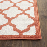 Safavieh Amherst 420 Power Loomed 67% Polypropylene 18% Fibrillated Polypropylene 8% Latex 7% Poly-cotton(warp) Rug AMT420F-29