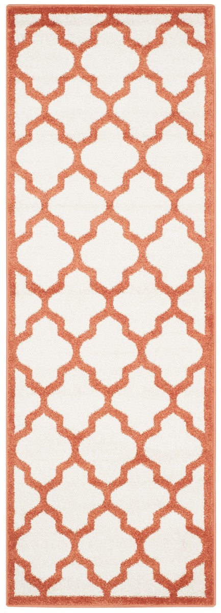 Safavieh Amherst 420 Power Loomed 67% Polypropylene 18% Fibrillated Polypropylene 8% Latex 7% Poly-cotton(warp) Rug AMT420F-29