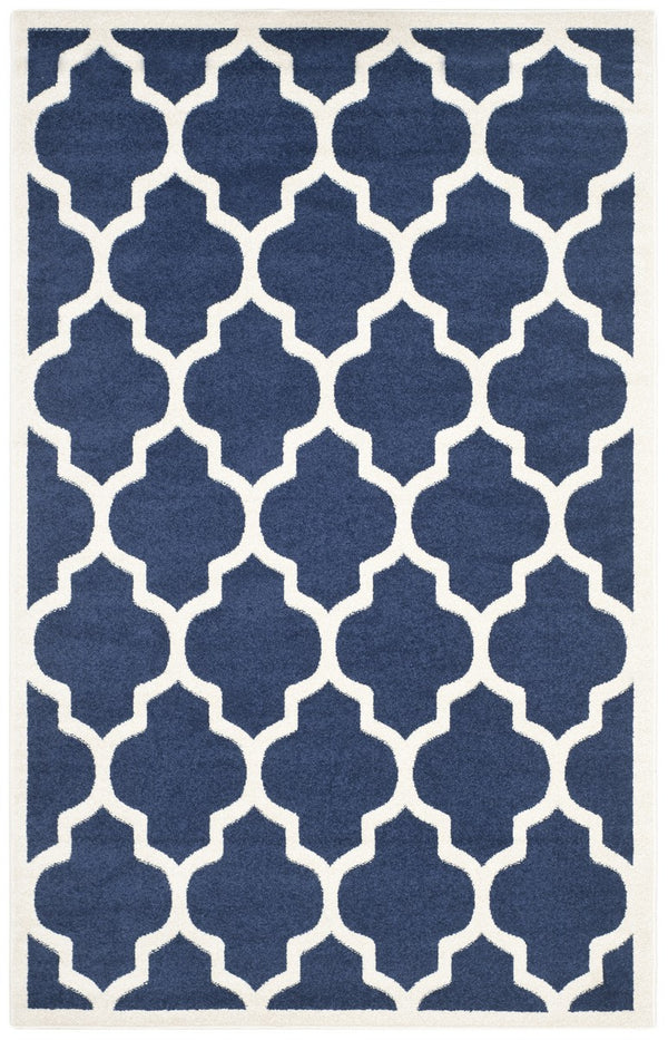 Safavieh Amherst 420 Power Loomed 67% Polypropylene 18% Fibrillated Polypropylene 8% Latex 7% Poly-cotton(warp) Rug AMT420P-29