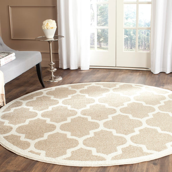 Safavieh Amherst 420 Power Loomed 67% Polypropylene 18% Fibrillated Polypropylene 8% Latex 7% Poly-cotton(warp) Rug AMT420S-5R