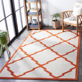 Safavieh Amherst 421 Power Loomed 67% Polypropylene 18% Fibrillated Polypropylene 8% Latex 7% Poly-cotton(warp) Rug AMT421F-3