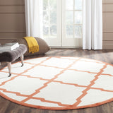 Safavieh Amherst 421 Power Loomed 67% Polypropylene 18% Fibrillated Polypropylene 8% Latex 7% Poly-cotton(warp) Rug AMT421F-3