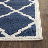 Safavieh Amherst 421 Power Loomed 67% Polypropylene 18% Fibrillated Polypropylene 8% Latex 7% Poly-cotton(warp) Rug AMT421P-29