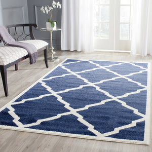 Safavieh Amherst 421 Power Loomed 67% Polypropylene 18% Fibrillated Polypropylene 8% Latex 7% Poly-cotton(warp) Rug AMT421P-29