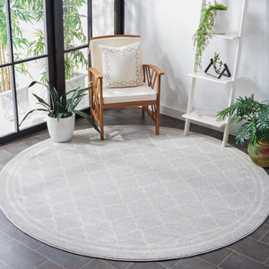 Safavieh Amherst 422 Power Loomed 65.6% Polypropylene 21% Fibrillated Polypropylene 5.9% Latex (SBR (50% Water/50% Latex))7.2% Poly-cotton(warp) Contemporary Rug AMT422B-8SQ