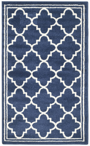 Safavieh Amherst 422 Power Loomed 65.6% Polypropylene 21% Fibrillated Polypropylene 5.9% Latex (SBR (50% Water/50% Latex))7.2% Poly-cotton(warp) Contemporary Rug AMT422P-8SQ