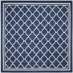 Safavieh Amherst 422 Power Loomed 65.6% Polypropylene 21% Fibrillated Polypropylene 5.9% Latex (SBR (50% Water/50% Latex))7.2% Poly-cotton(warp) Contemporary Rug AMT422P-8SQ