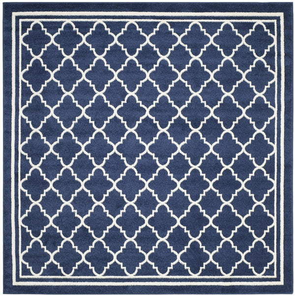 Safavieh Amherst 422 Power Loomed 65.6% Polypropylene 21% Fibrillated Polypropylene 5.9% Latex (SBR (50% Water/50% Latex))7.2% Poly-cotton(warp) Contemporary Rug AMT422P-8SQ