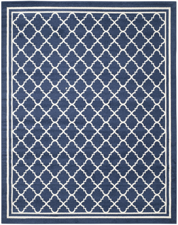 Safavieh Amherst 422 Power Loomed 65.6% Polypropylene 21% Fibrillated Polypropylene 5.9% Latex (SBR (50% Water/50% Latex))7.2% Poly-cotton(warp) Contemporary Rug AMT422P-8SQ