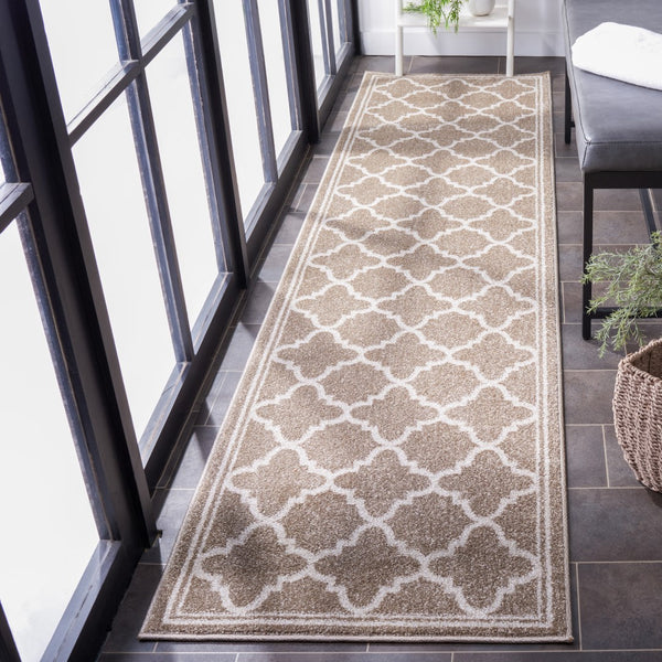 Safavieh Amherst 422 Power Loomed 67% Polypropylene 18% Fibrillated Polypropylene 8% Latex 7% Poly-cotton(warp) Rug AMT422S-29