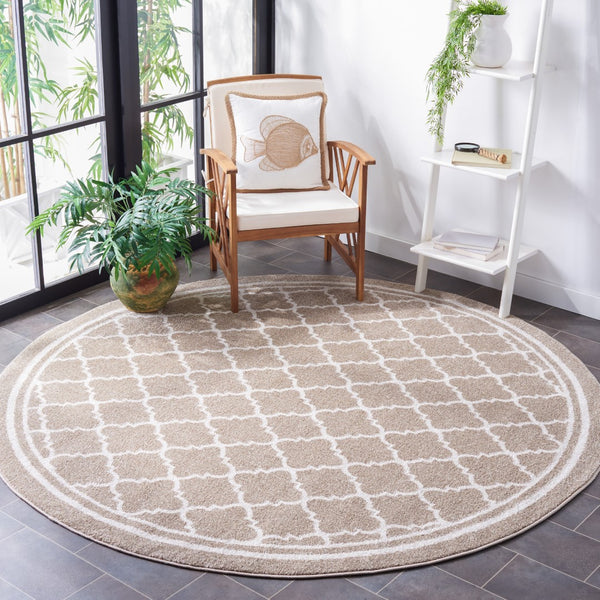 Safavieh Amherst 422 Power Loomed 65.6% Polypropylene 21% Fibrillated Polypropylene 5.9% Latex (SBR (50% Water/50% Latex))7.2% Poly-cotton(warp) Contemporary Rug AMT422S-8SQ