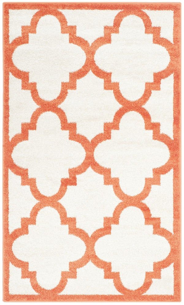 Safavieh Amherst 423 Power Loomed 67% Polypropylene 18% Fibrillated Polypropylene 8% Latex 7% Poly-cotton(warp) Rug AMT423F-3
