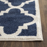 Safavieh Amherst 423 Power Loomed 67% Polypropylene 18% Fibrillated Polypropylene 8% Latex 7% Poly-cotton(warp) Rug AMT423P-3