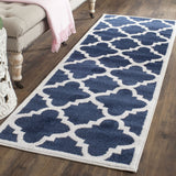 Safavieh Amherst 423 Power Loomed 67% Polypropylene 18% Fibrillated Polypropylene 8% Latex 7% Poly-cotton(warp) Rug AMT423P-3