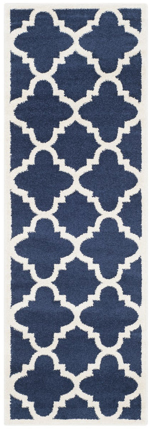 Safavieh Amherst 423 Power Loomed 67% Polypropylene 18% Fibrillated Polypropylene 8% Latex 7% Poly-cotton(warp) Rug AMT423P-3