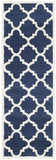 Safavieh Amherst 423 Power Loomed 67% Polypropylene 18% Fibrillated Polypropylene 8% Latex 7% Poly-cotton(warp) Rug AMT423P-3