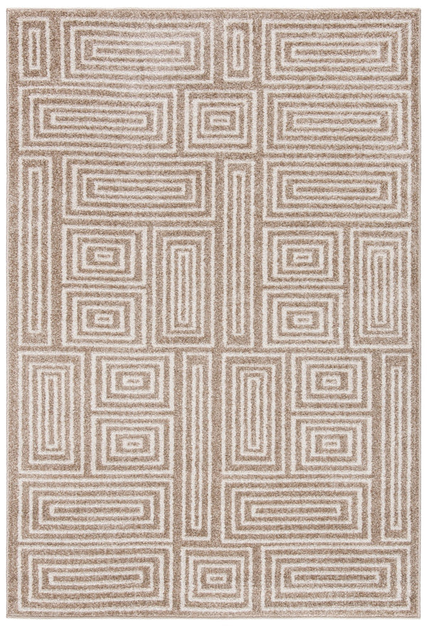 Safavieh Maze Power Loomed 67% Polypropylene 18% Fibrillated Polypropylene 8% Latex 7% Poly-cotton(warp) Rug AMT430S-4