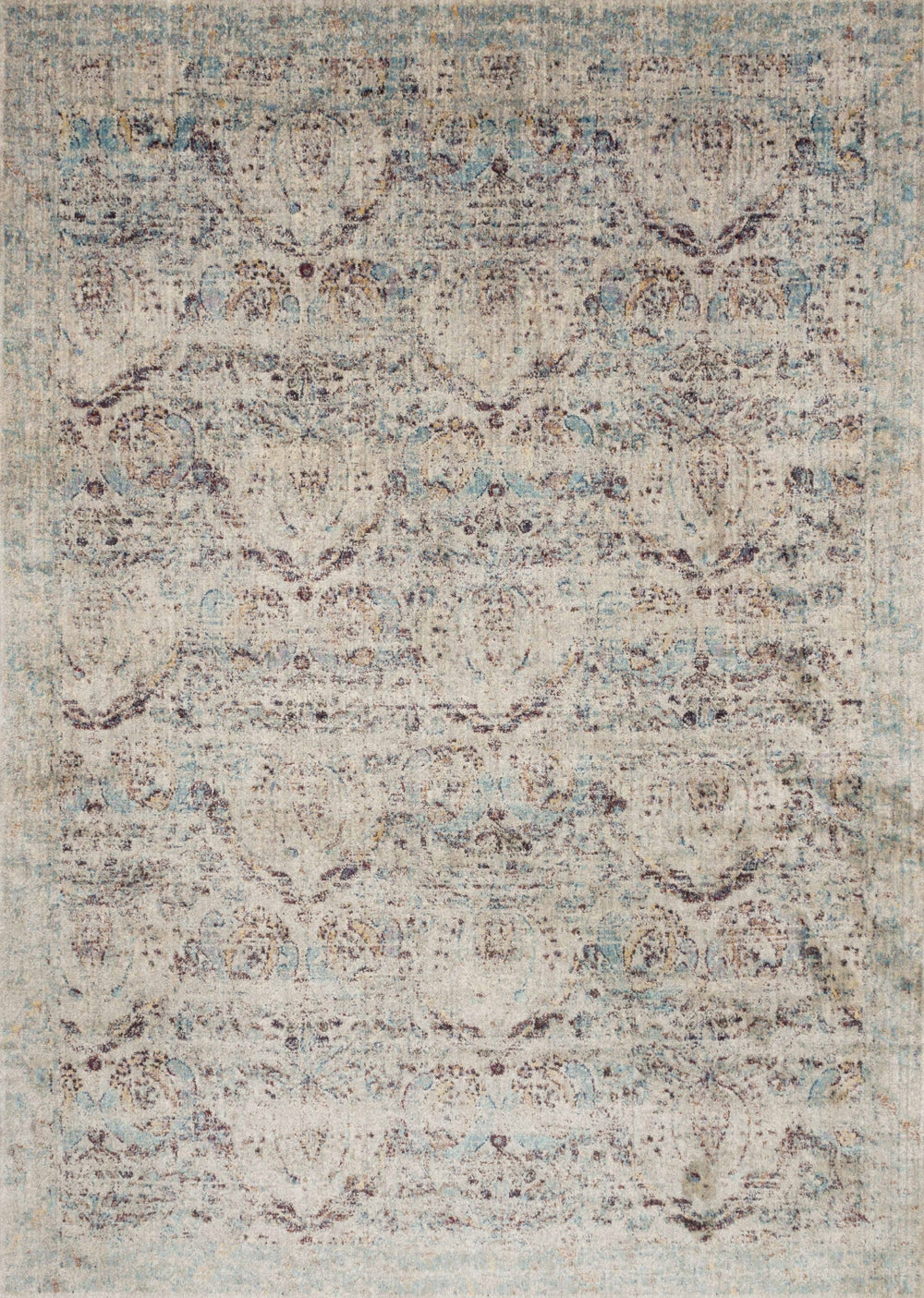 Loloi Anastasia AF-05 75% Polypropylene, 25% Polyester Power Loomed Transitional Rug ANASAF-05SIPLD0I0