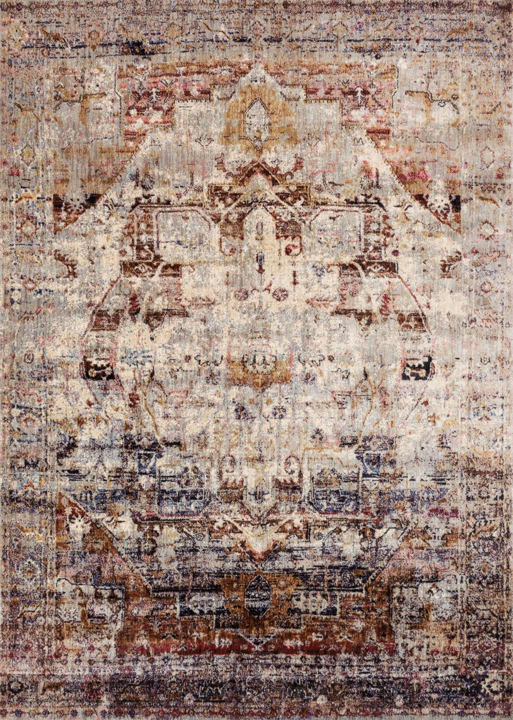 Loloi Anastasia AF-08 75% Polypropylene, 25% Polyester Power Loomed Transitional Rug ANASAF-08SLMLD0I0