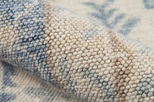 Momeni Anatolia ANA-1 Machine Made Traditional Medallion Indoor Area Rug Blue 9'9" x 12'6" ANATOANA-1BLU99C6