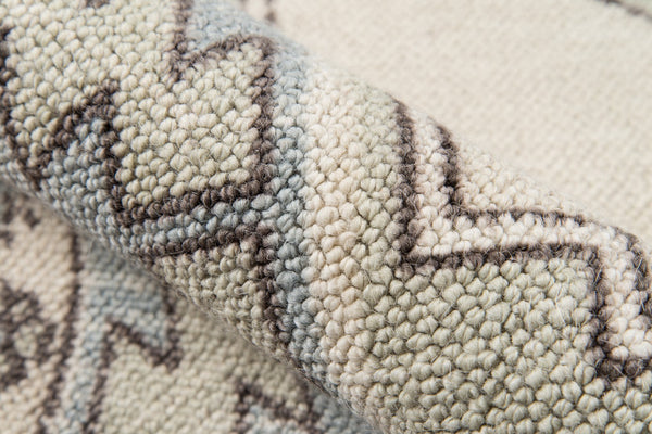 Momeni Anatolia ANA-2 Machine Made Traditional Medallion Indoor Area Rug Light Blue 9'9" x 12'6" ANATOANA-2LBL99C6