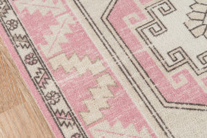 Momeni Anatolia ANA-2 Machine Made Traditional Medallion Indoor Area Rug Pink 9'9" x 12'6" ANATOANA-2PNK99C6