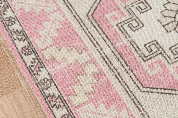 Momeni Anatolia ANA-2 Machine Made Traditional Medallion Indoor Area Rug Pink 9'9" x 12'6" ANATOANA-2PNK99C6