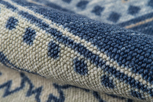 Momeni Anatolia ANA-3 Machine Made Traditional Medallion Indoor Area Rug Navy 9'9" x 12'6" ANATOANA-3NVY99C6