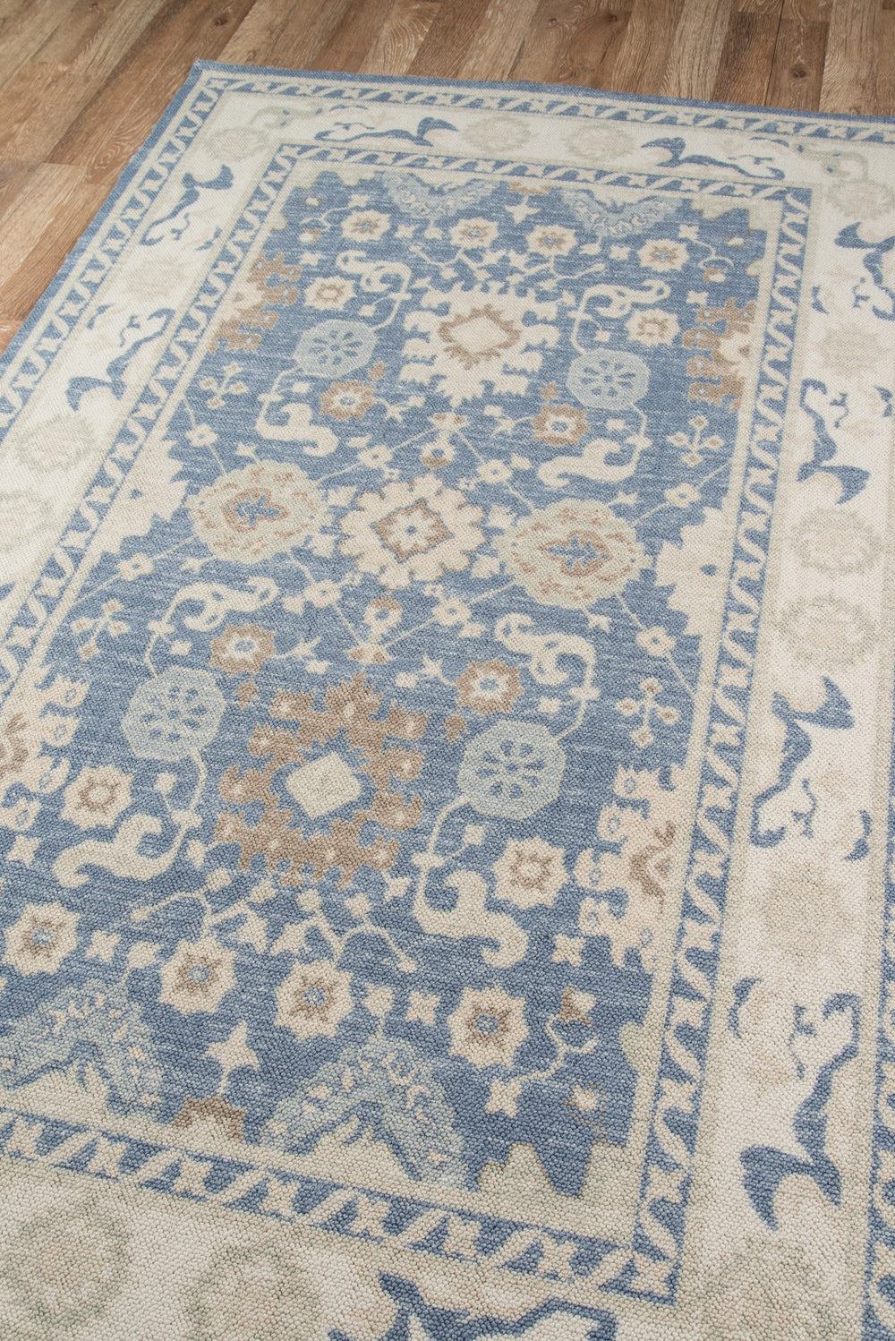 Momeni Anatolia ANA-7 Machine Made Traditional Oriental Indoor Area Rug Light Blue 9'9" x 12'6" ANATOANA-7LBL99C6