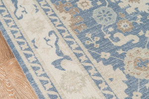 Momeni Anatolia ANA-7 Machine Made Traditional Oriental Indoor Area Rug Light Blue 9'9" x 12'6" ANATOANA-7LBL99C6