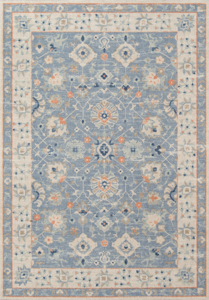 Classic Blue Jute Scatter Rug – English Elm