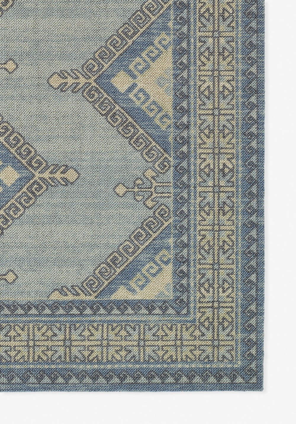 Momeni Anatolia ANA10 Machine Made Traditional Medallion Indoor Area Rug Blue 9'9" x 12'6" ANATOANA10BLU99C6