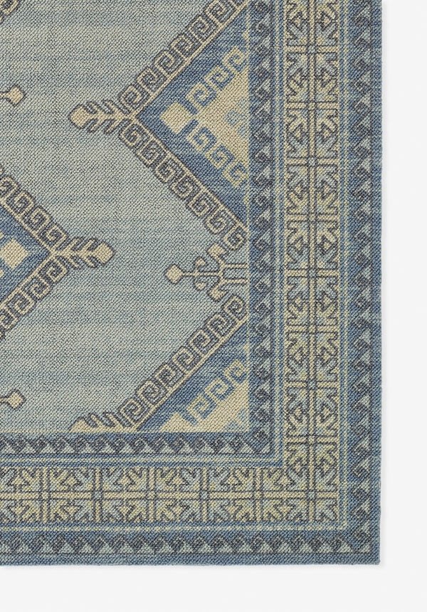 Momeni Anatolia ANA10 Machine Made Traditional Medallion Indoor Area Rug Blue 9'9" x 12'6" ANATOANA10BLU99C6
