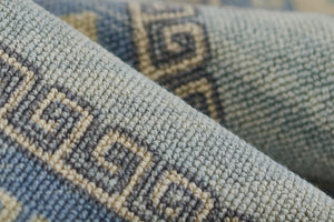 Momeni Anatolia ANA10 Machine Made Traditional Medallion Indoor Area Rug Blue 9'9" x 12'6" ANATOANA10BLU99C6