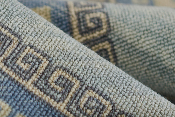 Momeni Anatolia ANA10 Machine Made Traditional Medallion Indoor Area Rug Blue 9'9" x 12'6" ANATOANA10BLU99C6