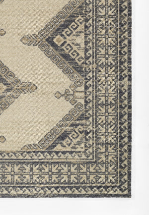 Momeni Anatolia ANA10 Machine Made Traditional Medallion Indoor Area Rug Charcoal 9'9" x 12'6" ANATOANA10CHR99C6
