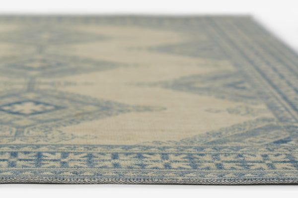 Momeni Anatolia ANA10 Machine Made Traditional Medallion Indoor Area Rug Ivory 9'9" x 12'6" ANATOANA10IVY99C6