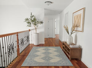 Momeni Anatolia ANA10 Machine Made Traditional Medallion Indoor Area Rug Ivory 9'9" x 12'6" ANATOANA10IVY99C6