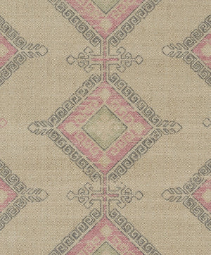 Momeni Anatolia ANA10 Machine Made Traditional Medallion Indoor Area Rug Pink 9'9" x 12'6" ANATOANA10PNK99C6